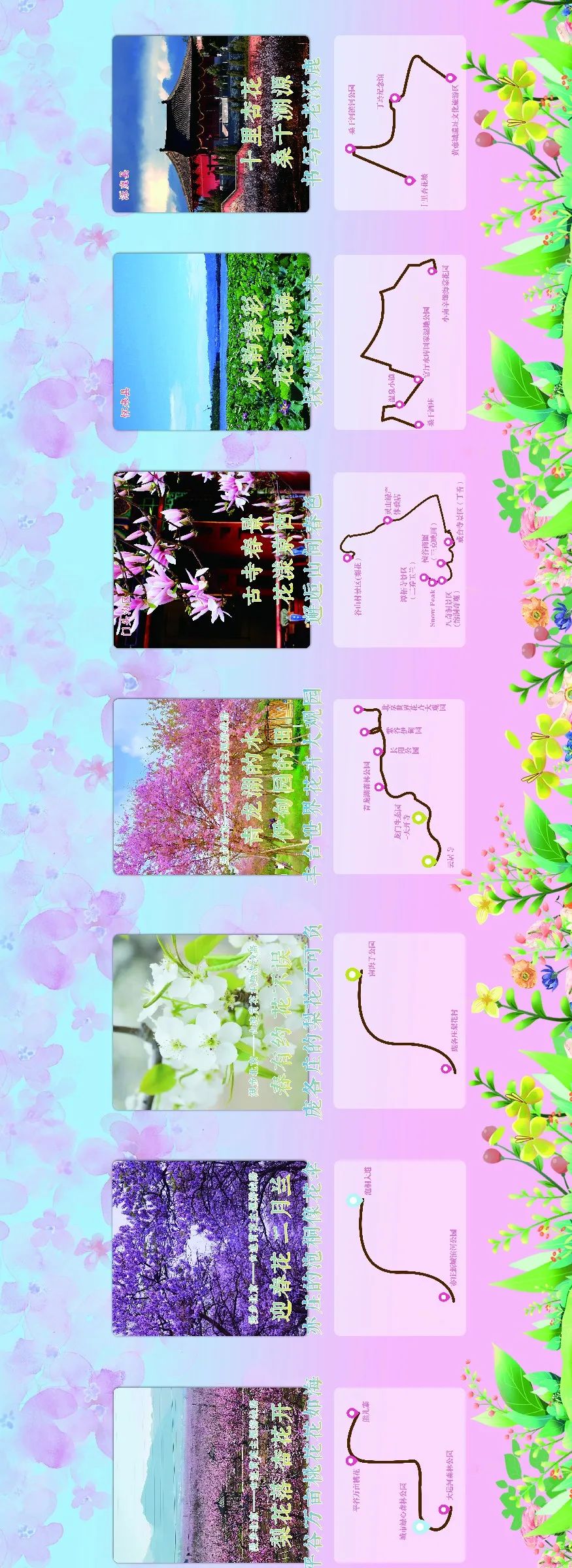 春季赏花地图