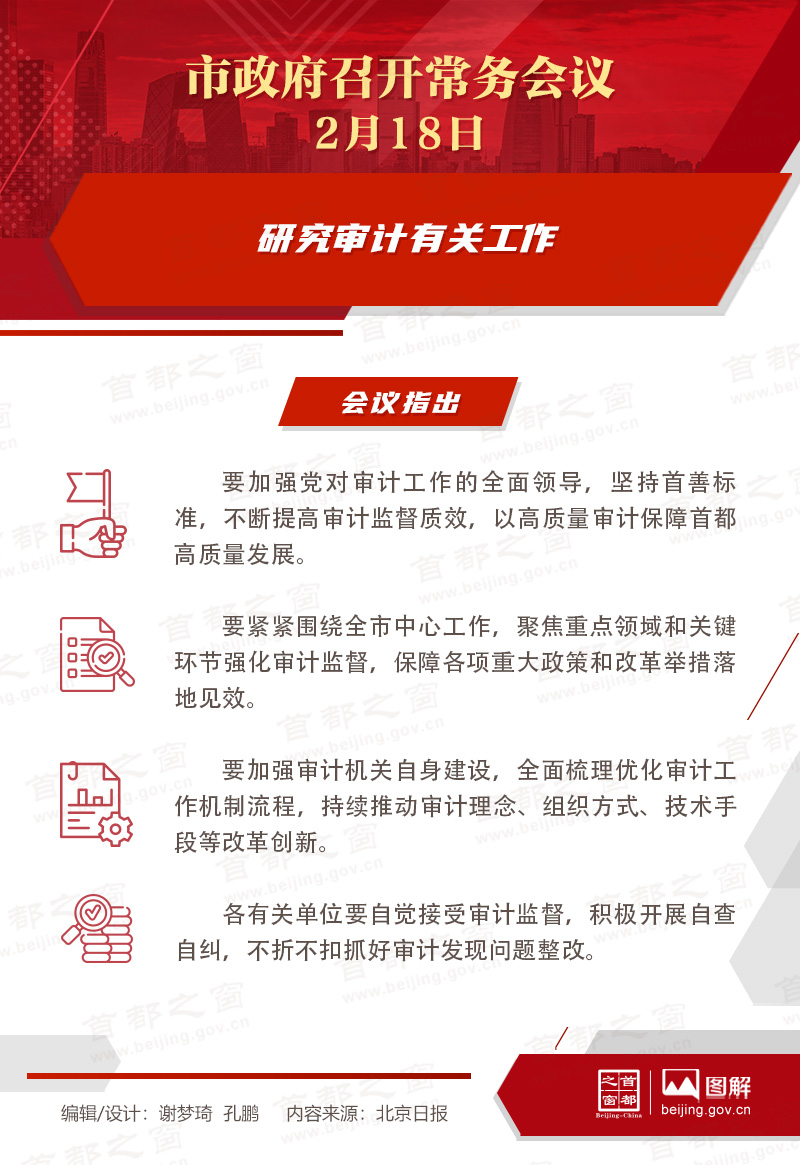 研究审计有关工作
